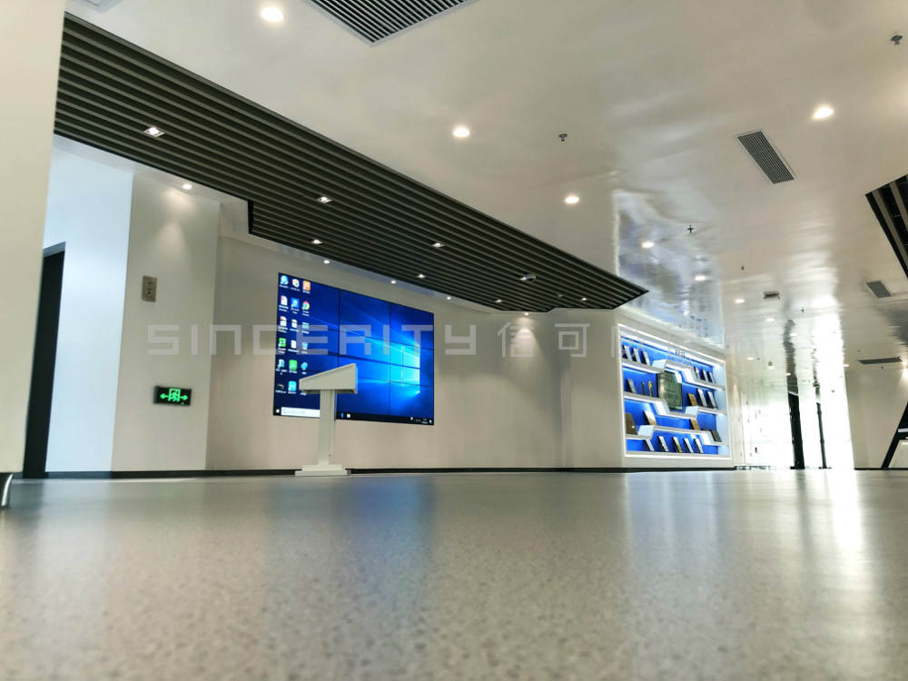 科信展廳施工之國際項目展示區 科信展廳施工之國際項目展示區