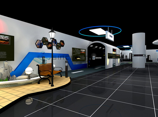 創維照明展廳設計效果圖 創維照明展廳設計效果圖