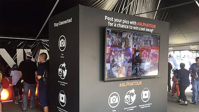 展會屏幕，展會現場，展會